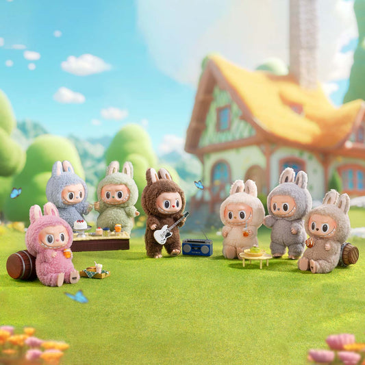 Labubu Exciting Macaron Vinyl Face Plush Pendant