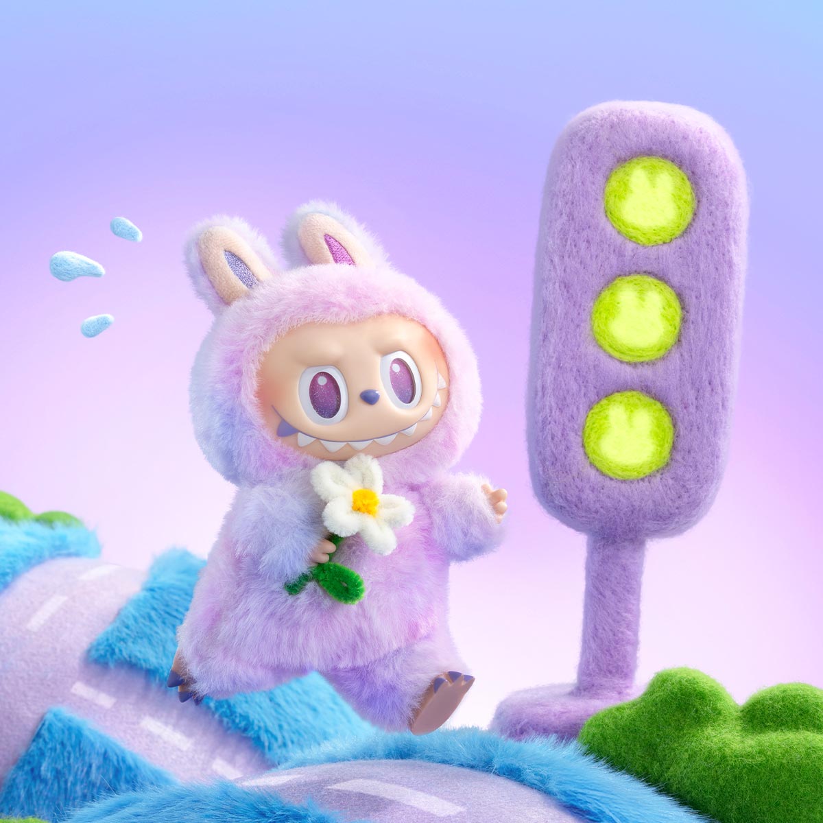 Labubu Big into Energy Series Vinyl Plush Pendant
