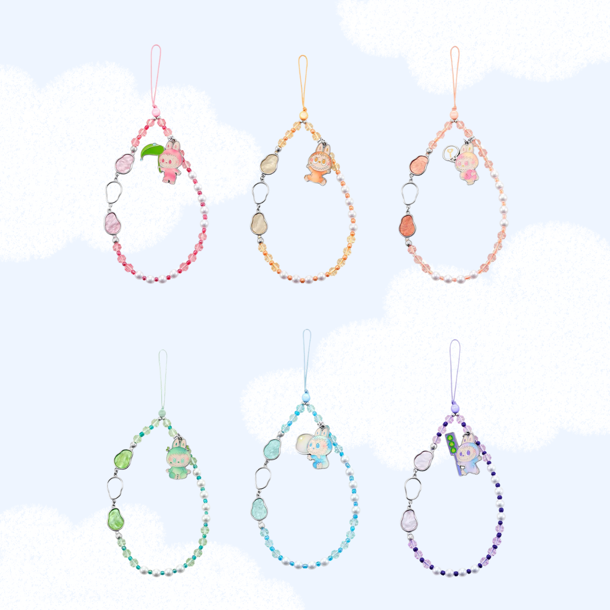 Labubu Big into Energy Series Phone Charms