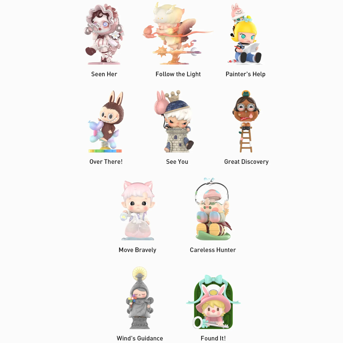 Pop Mart Finding Mokoko Series Figures Blind Box