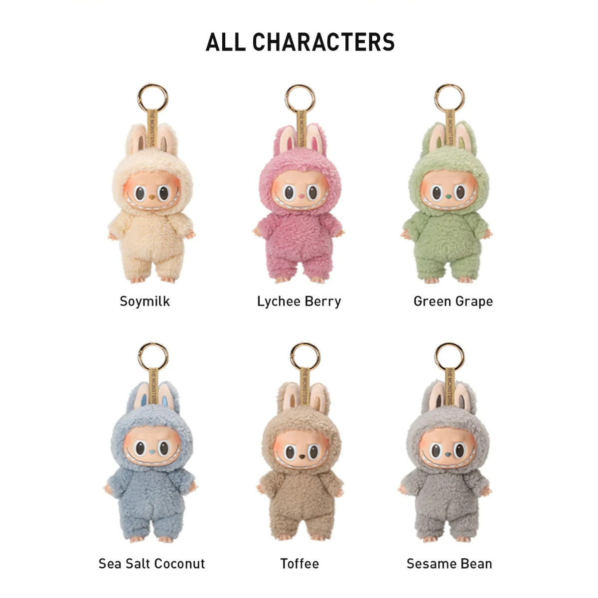 Labubu Exciting Macaron Vinyl Face Plush Pendant