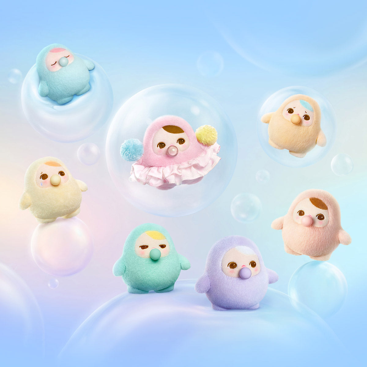 Pucky Beanie Bubble Up Series Plush Pendant